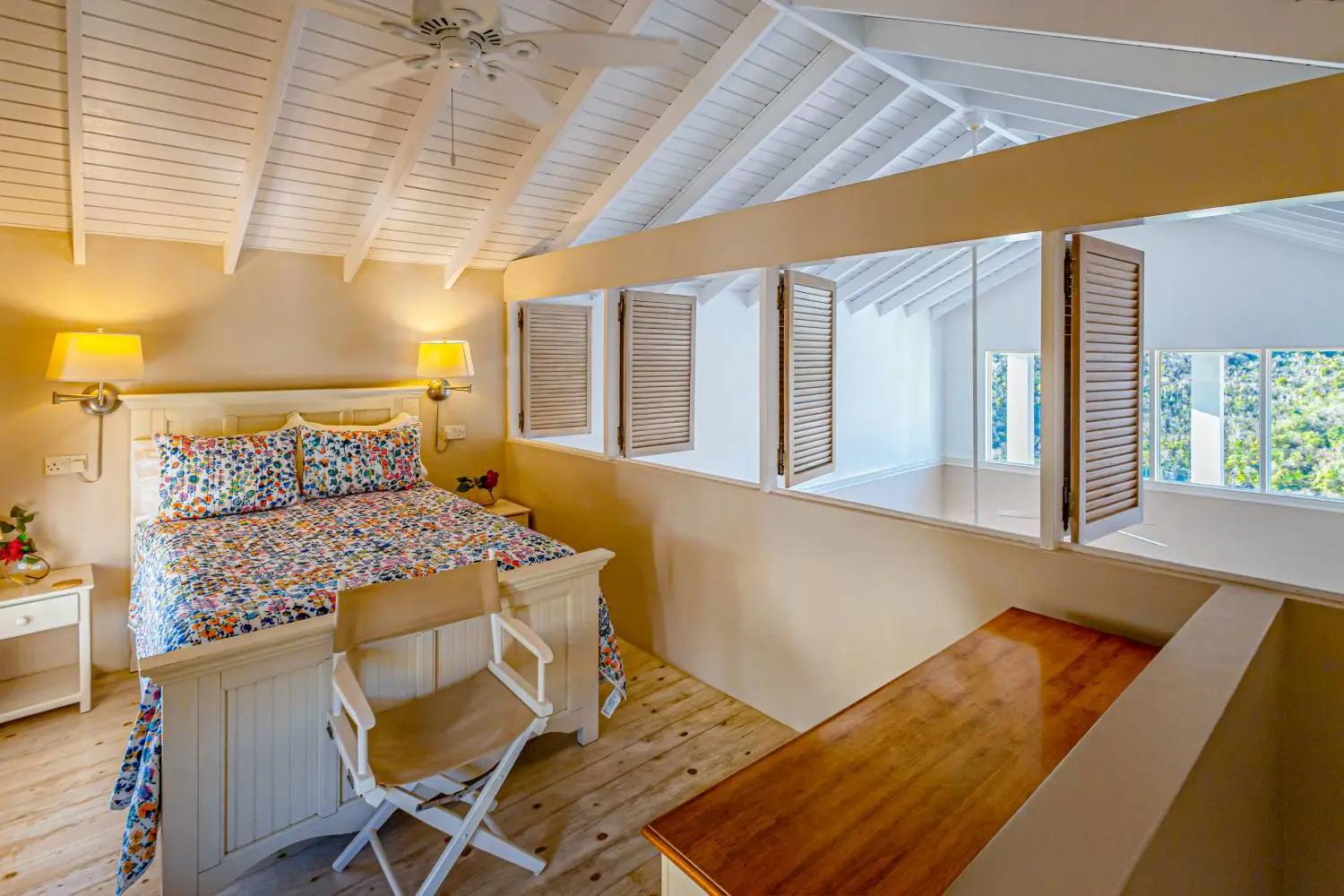 st lucia real estate : the great house villa for sale bedroom view