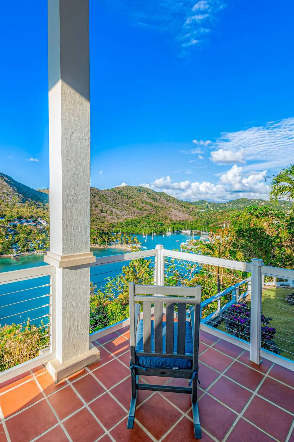 st lucia real estate : the great house villa for sale coener