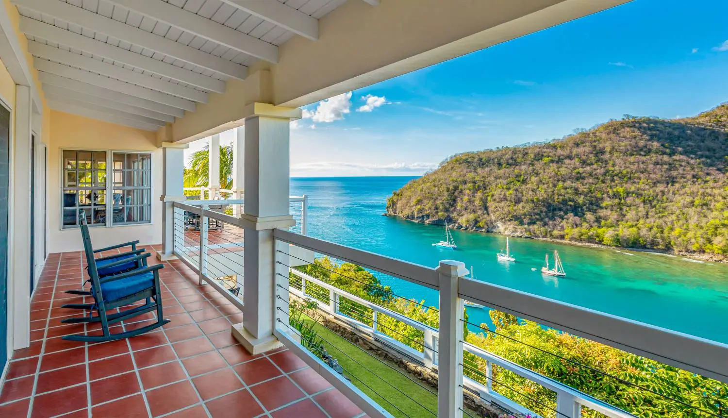 st lucia real estate : the great house villa for sale ocean view